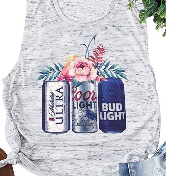 Tops - Floral beer tank